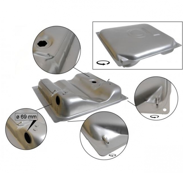 Fuel-tank-68-mm-hole-60-L-VW-Bus-T3-251201075AD